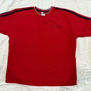 Tommy Hilfiger Men's Red Short Sleeve Tee XXL